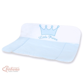 Soft Baby Changing Mat- Little Prince/Princess blue
