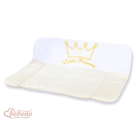 Soft Baby Changing Mat- Little Prince/Princess cream