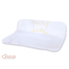 Soft Baby Changing Mat- Little Prince/Princess white