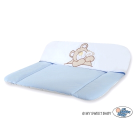 Soft Baby Changing Mat- Teddy Bear Barnaba blue