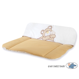 Soft Baby Changing Mat- Teddy Bear Barnaba brown