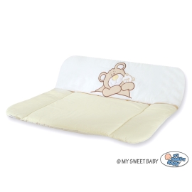Soft Baby Changing Mat- Teddy Bear Barnaba cream