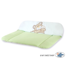 Soft Baby Changing Mat- Teddy Bear Barnaba green