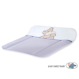 Soft Baby Changing Mat- Teddy Bear Barnaba lilac