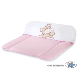 Soft Baby Changing Mat- Teddy Bear Barnaba pink