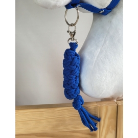 Tether for Hobby Horse made of double-twine cord - blue