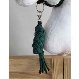 Tether for Hobby Horse made of double-twine cord - bottle green