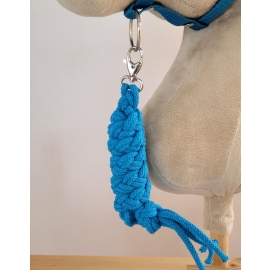 Tether for Hobby Horse made of double-twine cord - turquoise