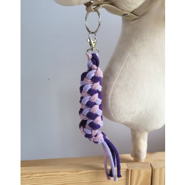 Tether for Hobby Horse made of double - violet/dark purple/lavender