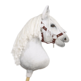 The adjustable halter for Hobby Horse A3 - brown