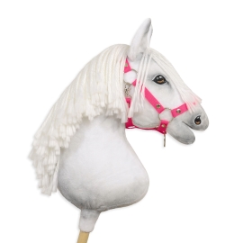 The adjustable halter for Hobby Horse A3 - dark pink