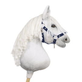 The adjustable halter for Hobby Horse A3 - denim