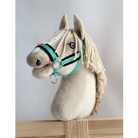 The adjustable halter for Hobby Horse A3 - mint with black furry