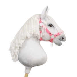 The adjustable halter for Hobby Horse A3 - pink