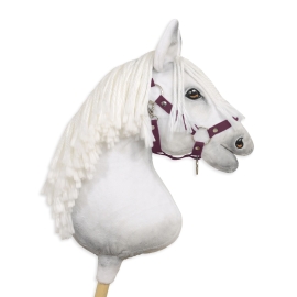 The adjustable halter for Hobby Horse A3 - plum