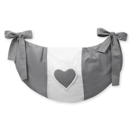 Toys bag- Hanging hearts anthracite