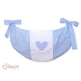 Toys bag- Hanging Hearts blue