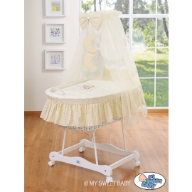Wicker drape crib- Good night cream