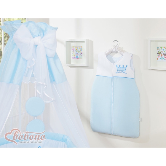 Baby Bed Canopy made of tulle- Little Prince/Princess blue