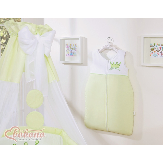 Baby Bed Canopy made of tulle- Little Prince/Princess green