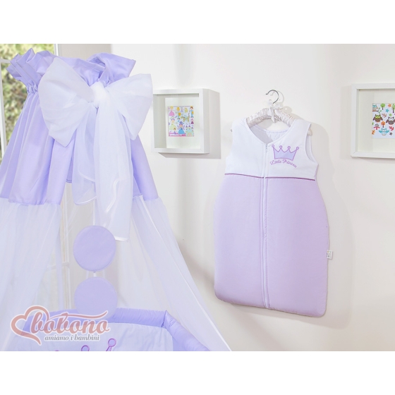 Baby Bed Canopy made of tulle- Little Prince/Princess lilac