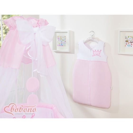Baby Bed Canopy made of tulle- Little Prince/Princess pink