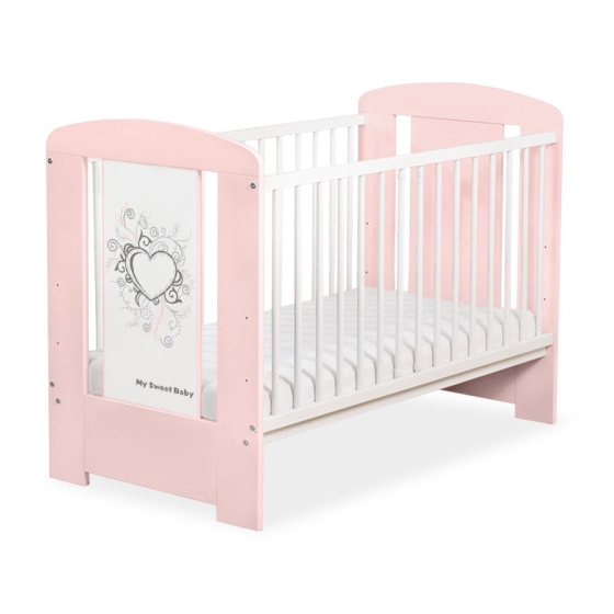 Baby cot bed 120x60cm Chic no. 5010-01-1