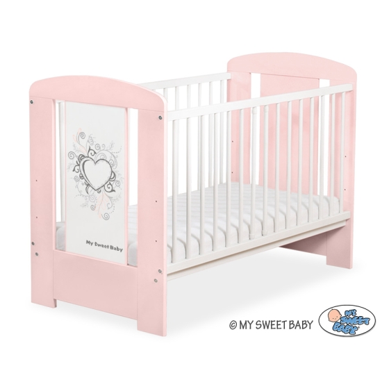 Baby cot bed 120x60cm Chic no. 5010-01-1
