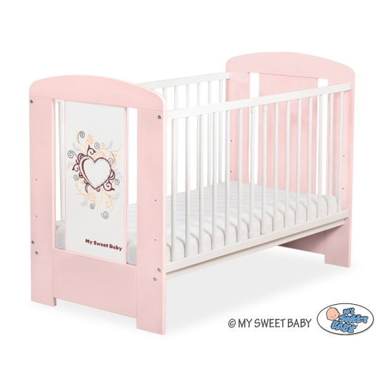 Baby cot bed 120x60cm Chic no. 5010-01-2