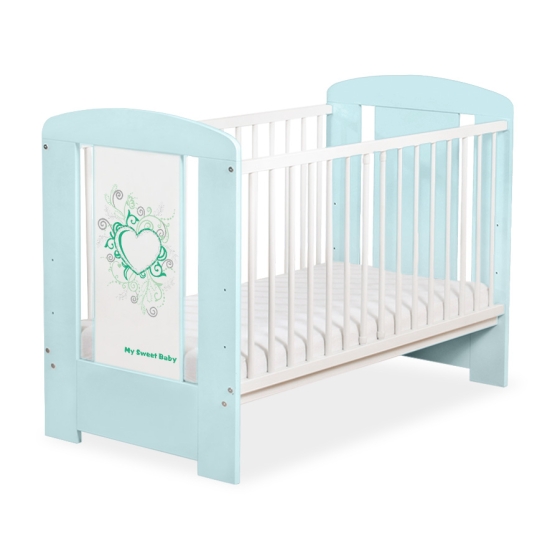 Baby cot bed 120x60cm Chic no. 5010-02-9