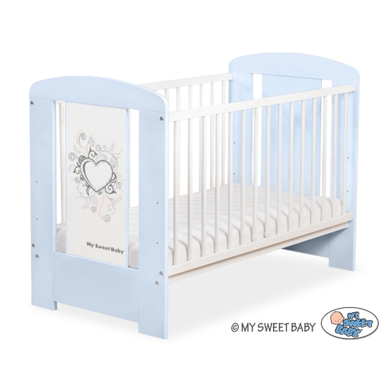 Baby cot bed 120x60cm Chic no. 5010-03-1