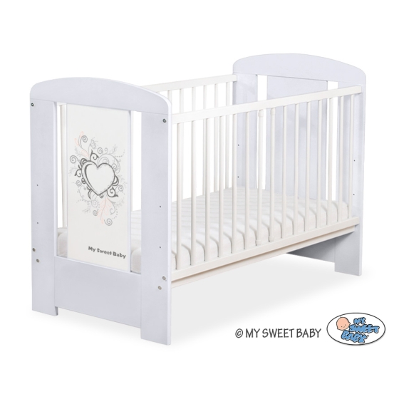 Baby cot bed 120x60cm Chic no. 5010-06-1