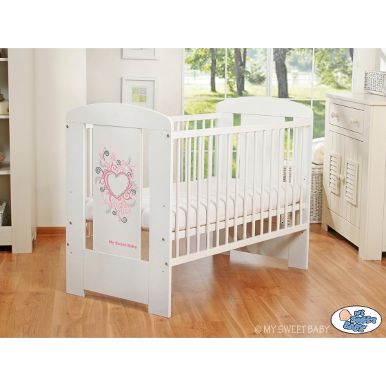 Baby cot bed 120x60cm Chic no. 5010-07-3