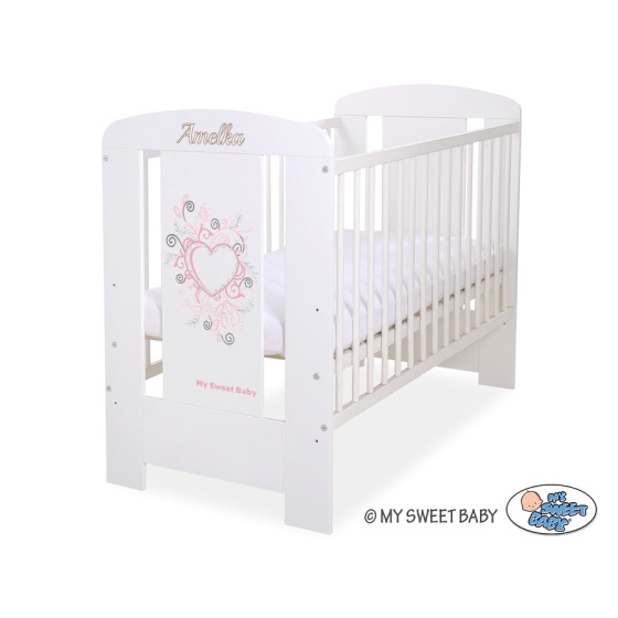 Baby cot bed 120x60cm Chic no. 5010-07-3