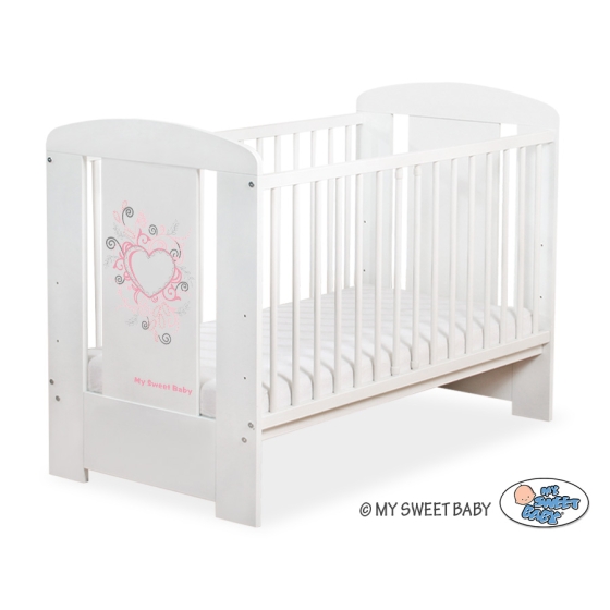 Baby cot bed 120x60cm Chic no. 5010-07-3