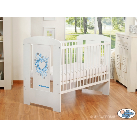 Baby cot bed 120x60cm Chic no. 5010-07-4