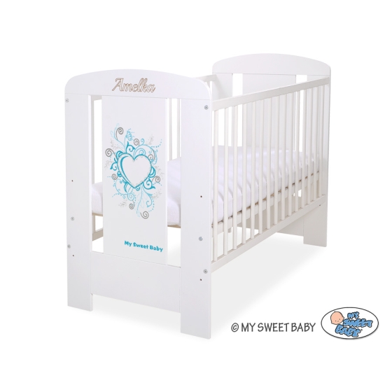 Baby cot bed 120x60cm Chic no. 5010-07-5