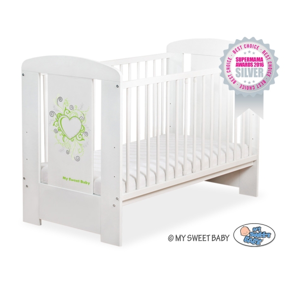 Baby cot bed 120x60cm Chic no. 5010-07-7
