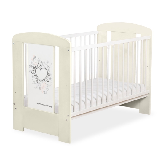 Baby cot bed 120x60cm Chic no. 5010-10-1