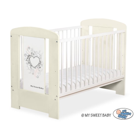 Baby cot bed 120x60cm Chic no. 5010-10-1
