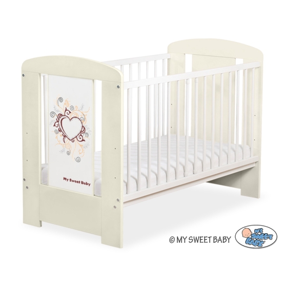 Baby cot bed 120x60cm Chic no. 5010-10-2