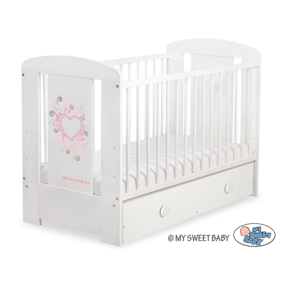 Baby cot bed 120x60cm Chic with drawer MAXI
