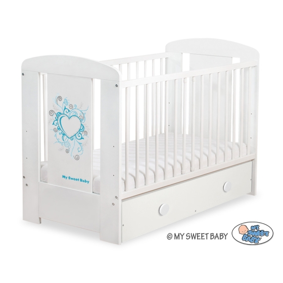Baby cot bed 120x60cm Chic with drawer MAXI