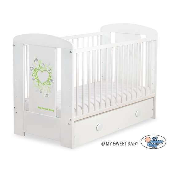 Baby cot bed 120x60cm Chic with drawer MAXI