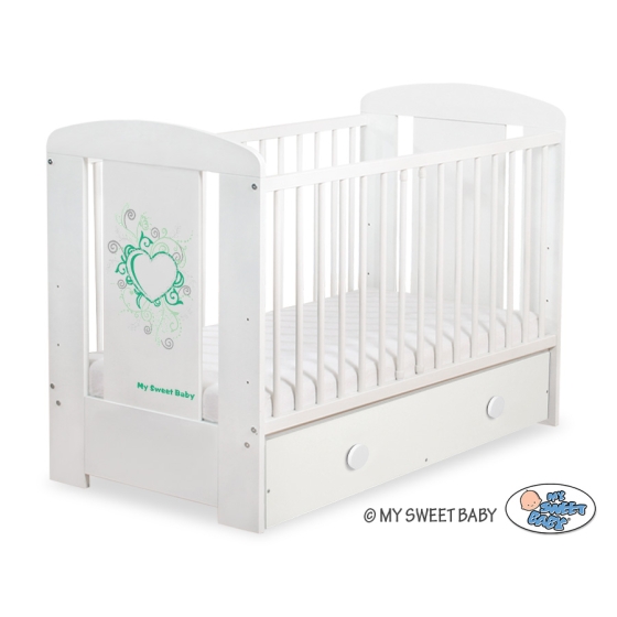 Baby cot bed 120x60cm Chic with drawer MAXI