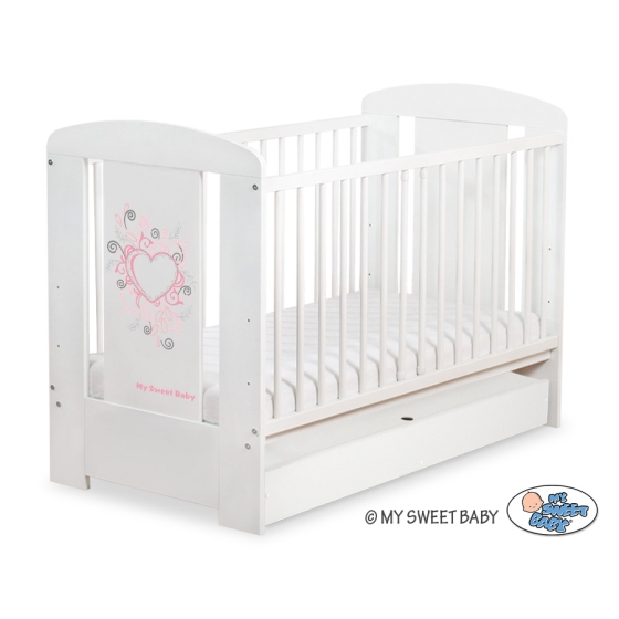 Baby cot bed 120x60cm Chic with drawer STANDARD