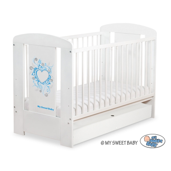 Baby cot bed 120x60cm Chic with drawer STANDARD