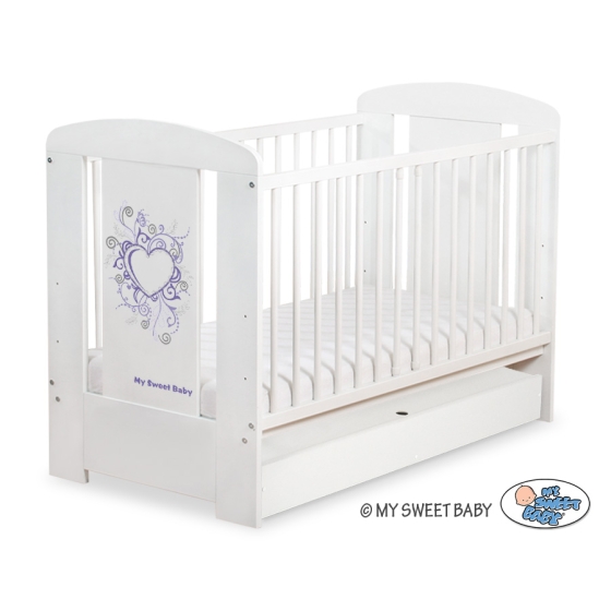 Baby cot bed 120x60cm Chic with drawer STANDARD