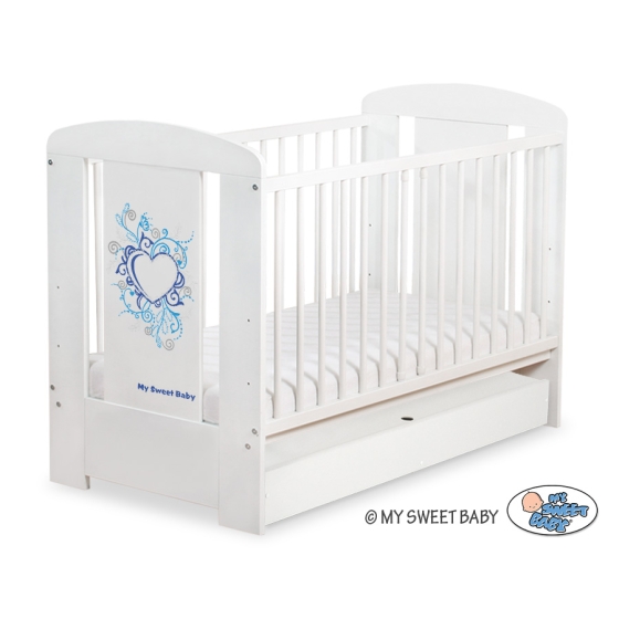 Baby cot bed 120x60cm Chic with drawer STANDARD