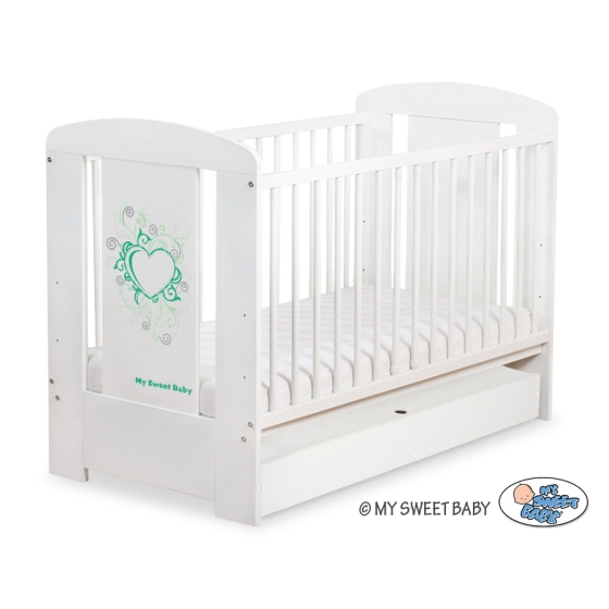 Baby cot bed 120x60cm Chic with drawer STANDARD